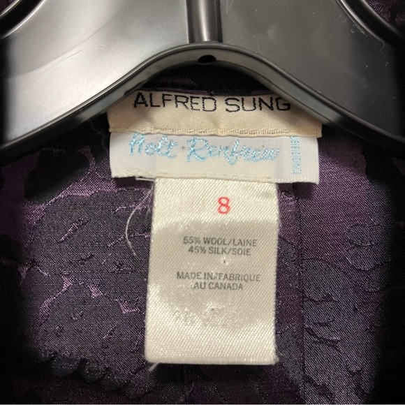 80s VINTAGE ALFRED SUNG JACQUARD SHACKET - Picture 13 of 13